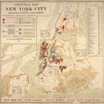 Industrial Map of New York City Showing Manufacturing Industries.Chromolithograph, 1922. The Lionel Pincus and Princess Firyal MapDivision